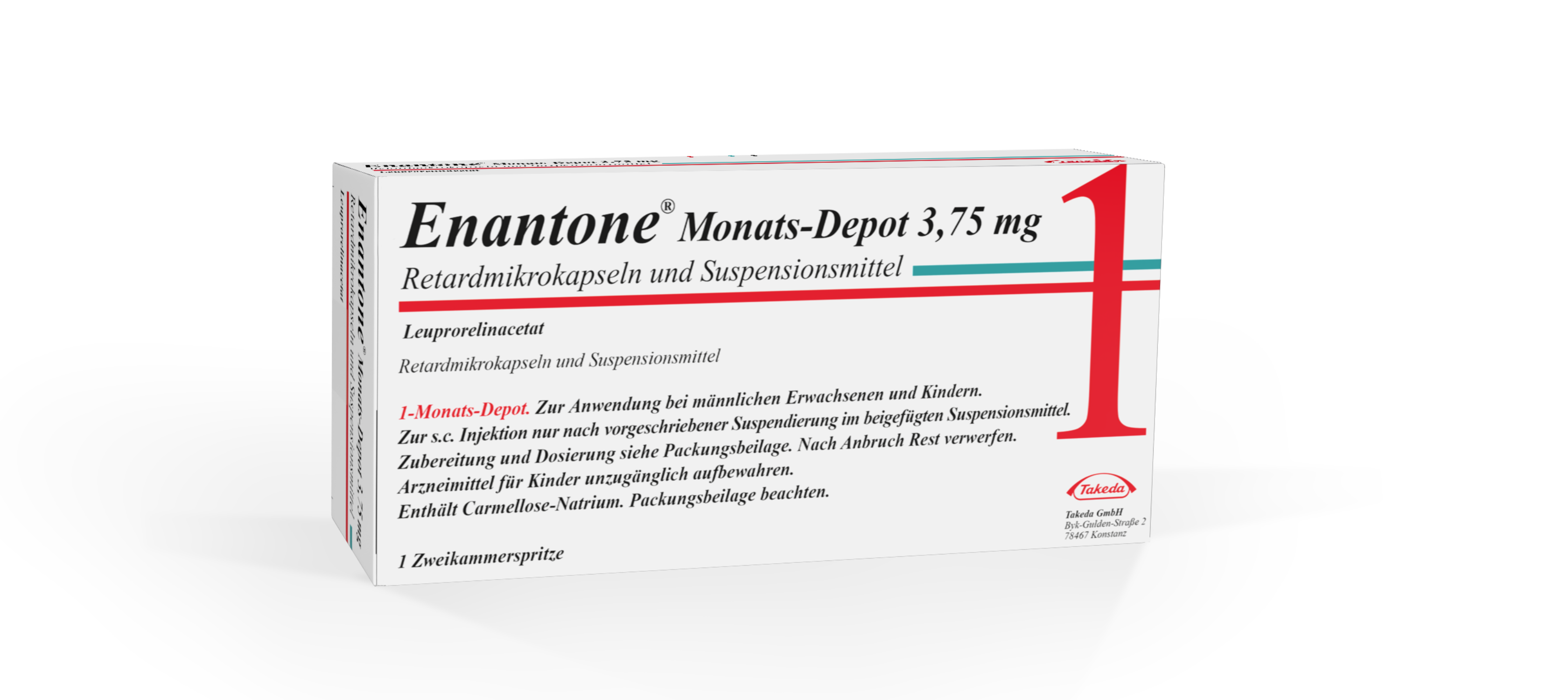 Packshot von Enantone® 3,75 mg.