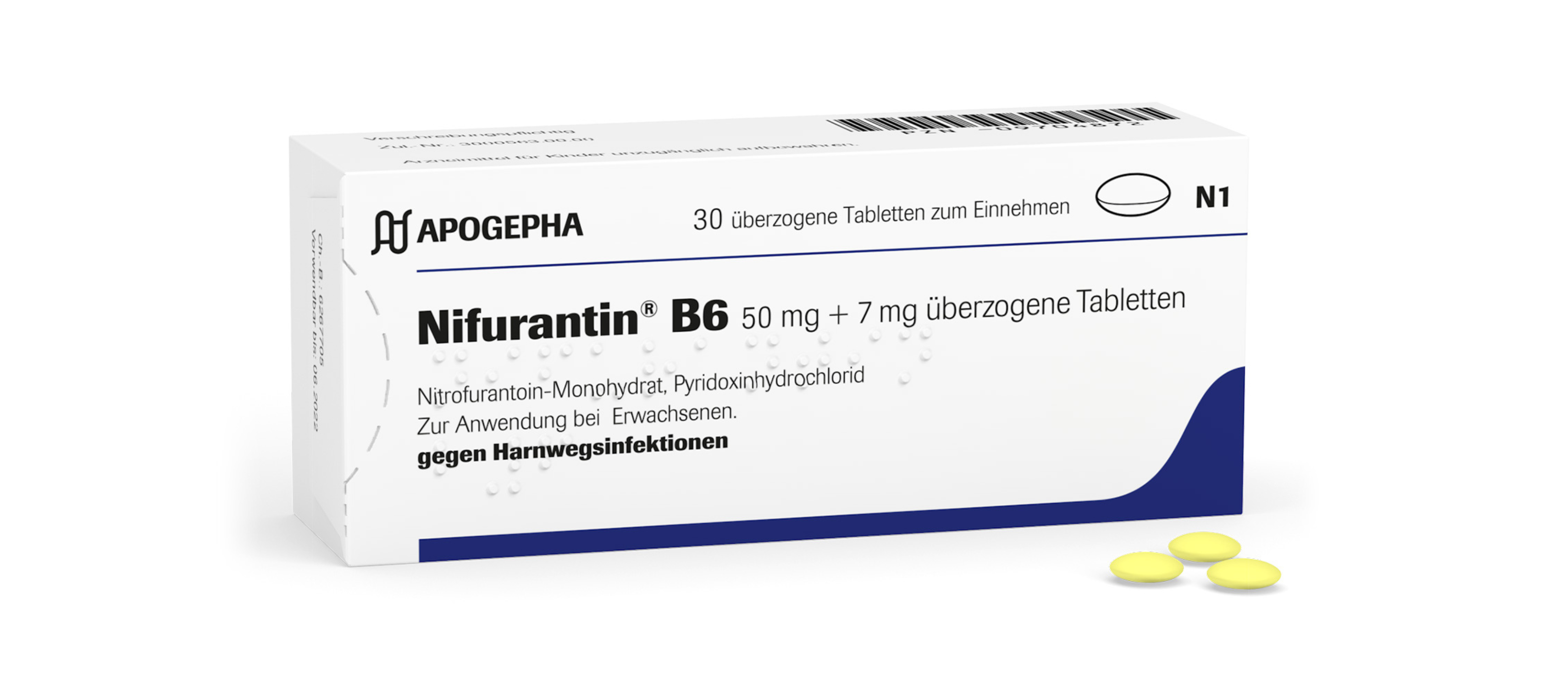 Packshot von Nifurantin® B6.