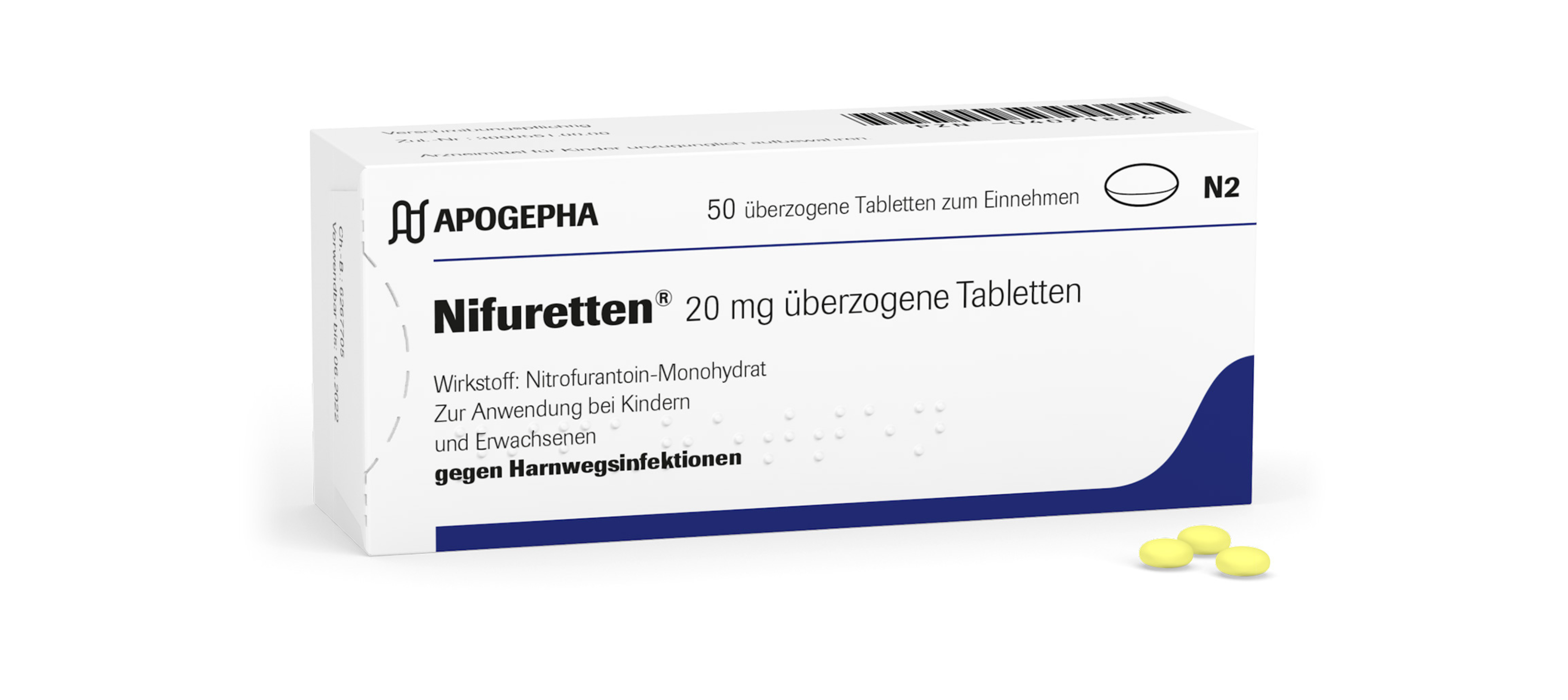 Packshot von Nifuretten®.